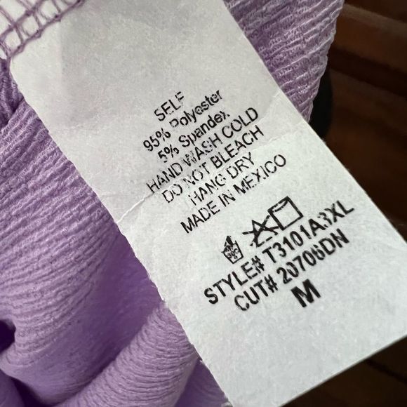 White Birch Purple Dolman Top - Picture 7 of 8